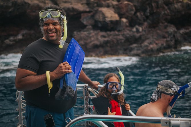 Deluxe Snorkel & Dolphin Watch Aboard a Luxury Catamaran from Kailua-Kona - The Catamaran Experience: Slide, Jump, Showers, and Space