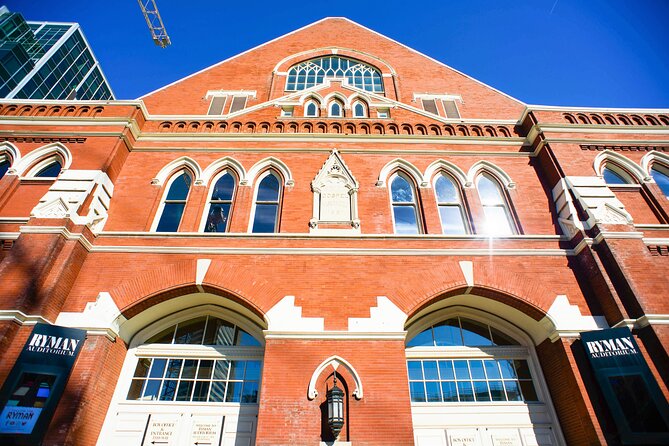 Discover Nashville City Tour with Entry to Ryman & Country Music Hall of Fame - Price and value: what you get for $103.53
