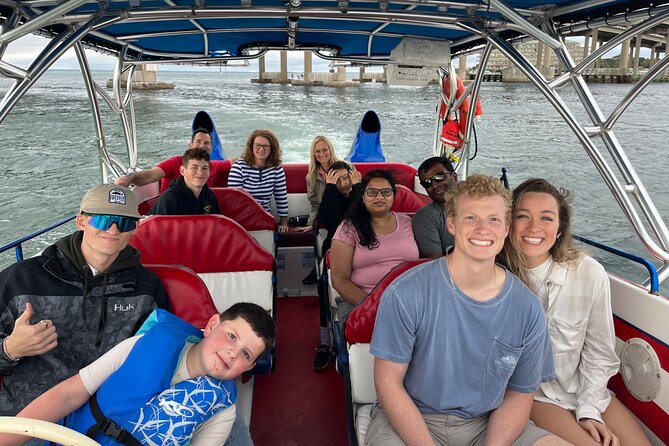 Dolphin-Watching Speedboat Cruise in Destin Harbor - Screaming Eagle Sports, small boat energy, and shaded comfort