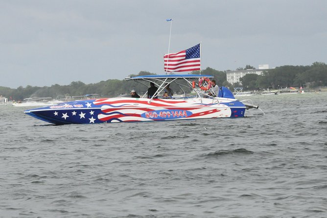 Dolphin-Watching Speedboat Cruise in Destin Harbor - Finding dolphins, sting rays, and other Gulf wildlife the captain helps you spot