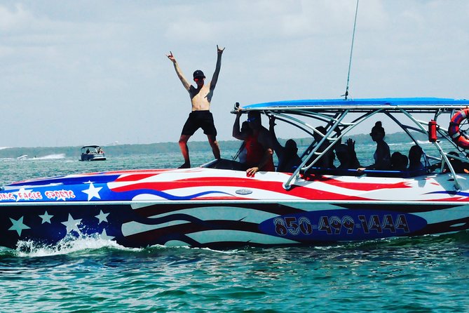 Dolphin-Watching Speedboat Cruise in Destin Harbor - Price and value at about $58.85 per person