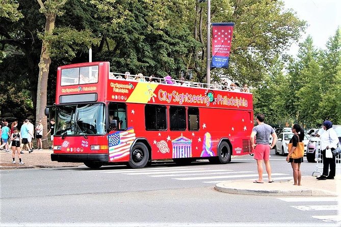 Double Decker Hop-On Hop-Off City Sightseeing Philadelphia (1, 2, or 3-Day) - One Liberty Observation Deck, Avenue of the Arts, and the Waterfront Walk-In Feeling