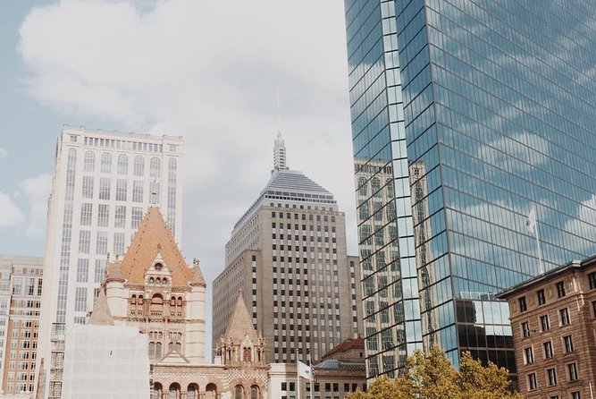 Downtown Freedom Trail, Beacon Hill & Back Bay Walking Tour - Copley Square finale: Trinity, the library, John Hancock, and the marathon finish