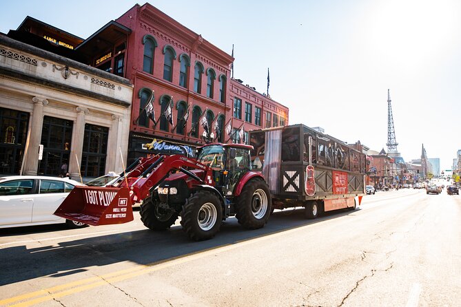 Downtown Nashville Public Party Tractor 21+ Only - The 90-Minute Experience: DJ Sets, LED Lighting, and Saddle Seats