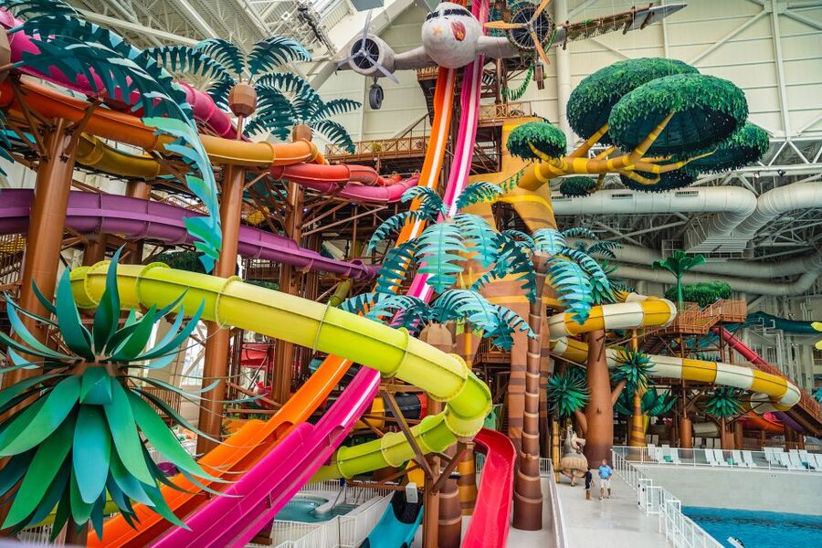 East Rutherford: Dreamworks Indoor Water Park Entry Ticket - The ride map in your head: kiddie, family, and total pro