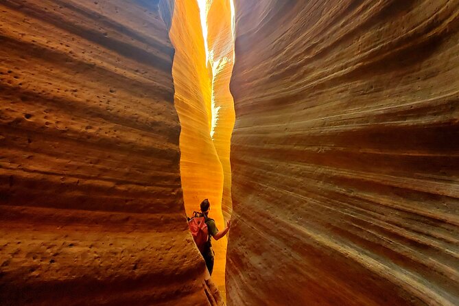 East Zion Crimson Canyon Hike & UTV Adventure - Learning canyon history while you scramble