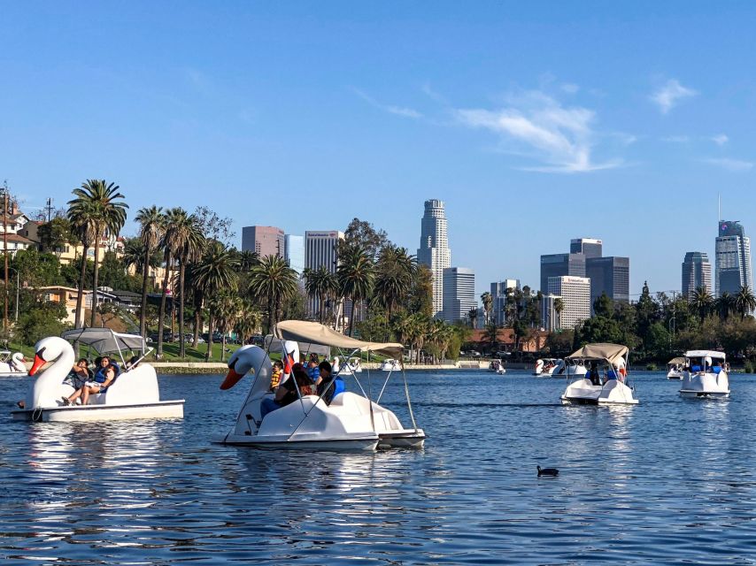 Echo Park Lake: Swan Pedal Boat Rental - Swan Pedal Boats on Echo Park Lake: why this 1-hour cruise feels worth it