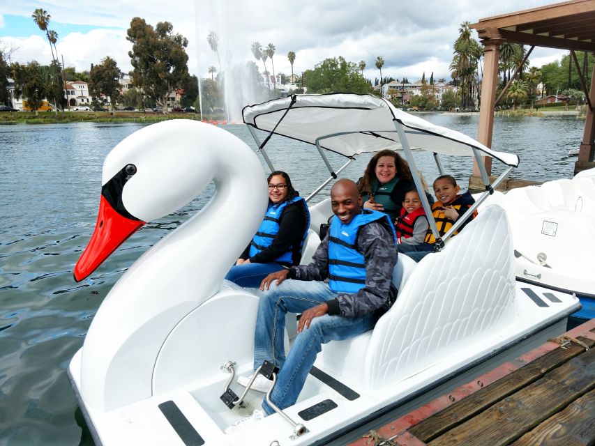 Echo Park Lake: Swan Pedal Boat Rental - The mobile Find and Seek game: a fun way to slow down without getting bored