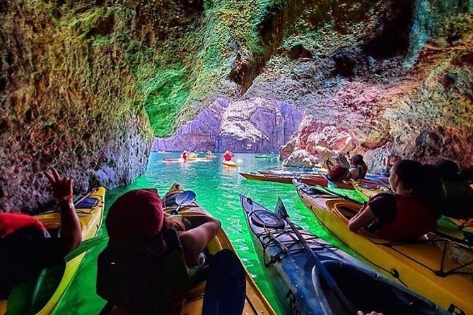 Emerald Cave Kayak Tour: Scenic Paddle with Optional Shuttle - Mandalay Bay pickup vs self-drive to Willow Beach, AZ