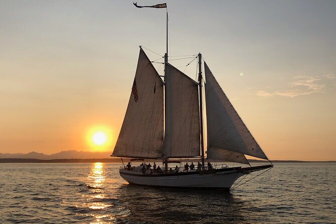 Evening Colors Sunset Sail Tour in Seattle - Hoisting the Sails, Then Letting Puget Sound Do the Work