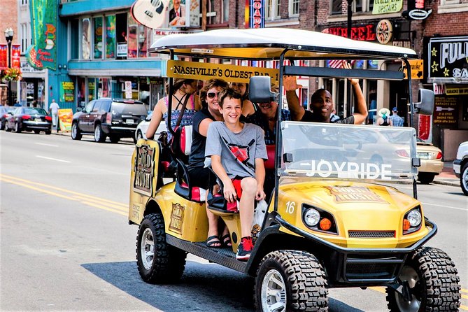 Explore the City of Nashville Sightseeing Tour by Golf Cart - Key points to know before you ride