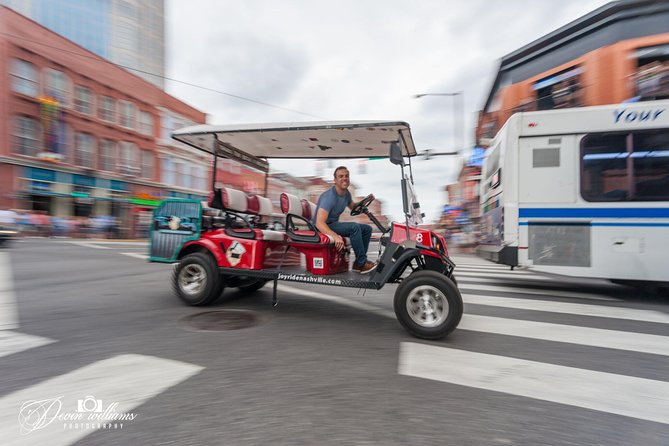 Explore the City of Nashville Sightseeing Tour by Golf Cart - Meeting at 833 9th Ave S, then settling into a small-group loop