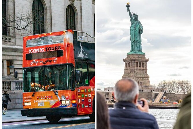Express Sightseeing Bus Tour with Statue of Liberty Cruise Combo - Manhattan Stops You’ll Recognize Fast, With Meaning Added