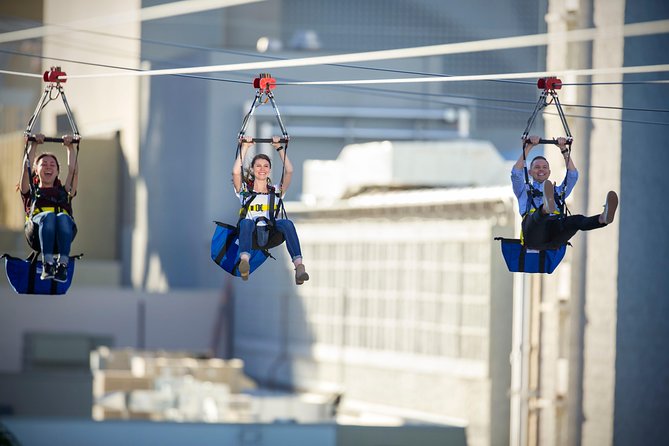 Fly LINQ Zipline at The LINQ Promenade in Las Vegas - Weather can change everything on the Strip