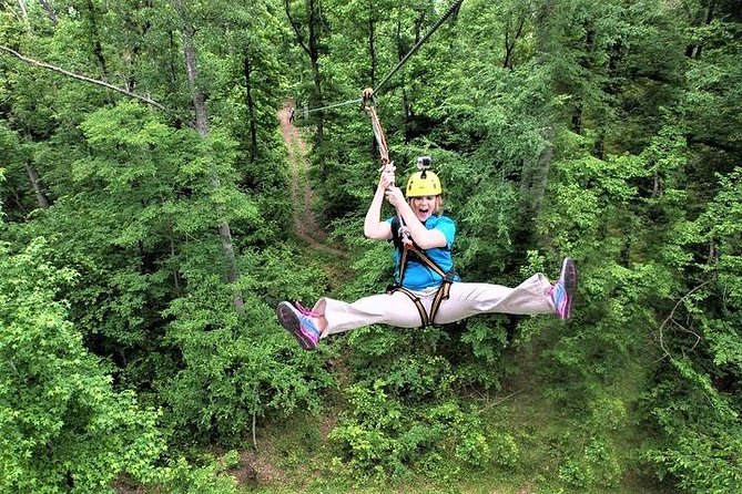 Fontanel Zipline Forest Adventure at Nashville North - Entering The Fontanel Zipline Forest at Whites Creek Pike