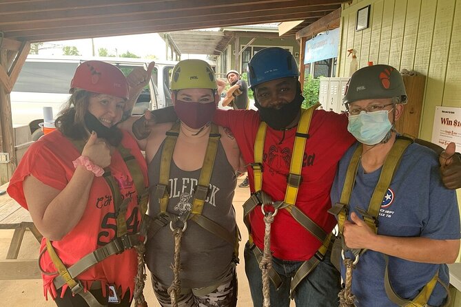 Fontanel Zipline Forest Adventure at Nashville North - What it feels like to ride: adrenaline, then confidence