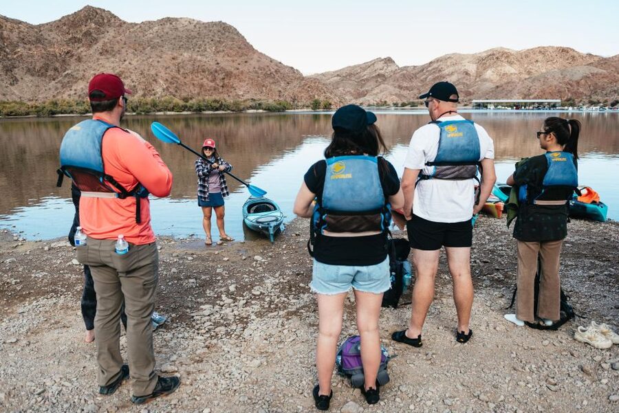 From Las Vegas: Emerald Cave Guided Kayaking Tour - River Gaugers Home short hike: the best payoff per step