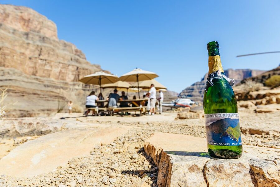 From Las Vegas: Grand Canyon Helicopter Tour with Champagne - Helicopter Time Over the Grand Canyon, Without the Long Road Trip