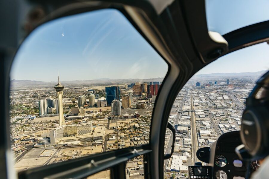 From Las Vegas: Grand Canyon Helicopter Tour with Champagne - The Return Flight Through the Bowl of Fire and Onward to Vegas