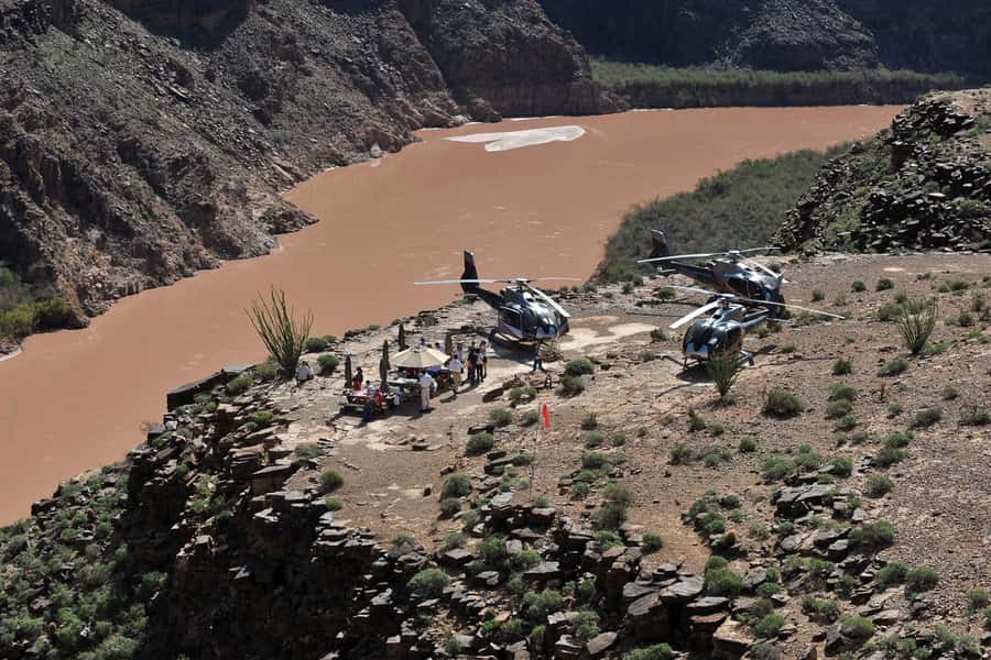 From Las Vegas: Grand Canyon Skywalk Express Helicopter Tour - Your Helicopter Ride Back: Wrap It Up With the Same Views