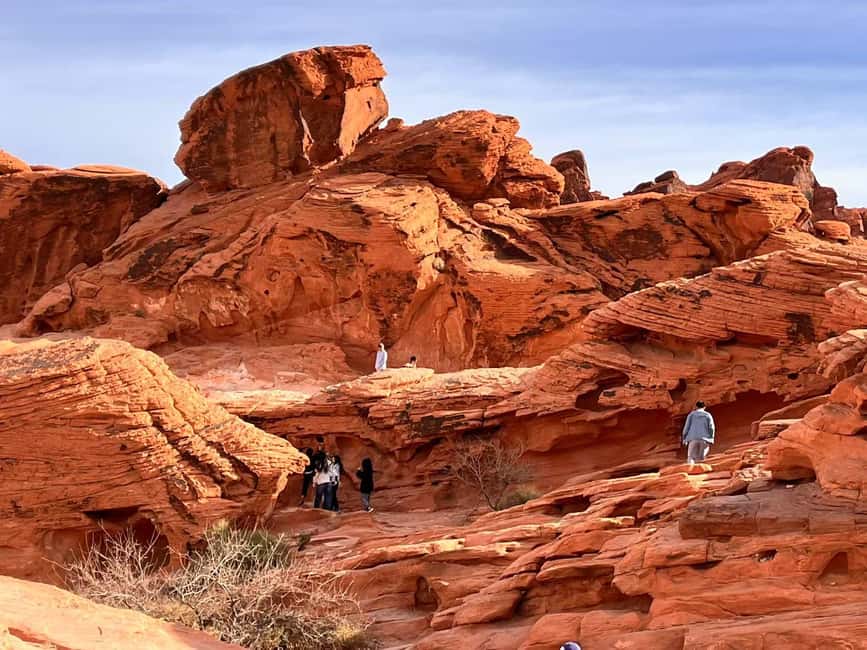 From Las Vegas: Valley of Fire State Park Guided Day Tour - Fire Wave hike: striped sandstone patterns and a longer photo window