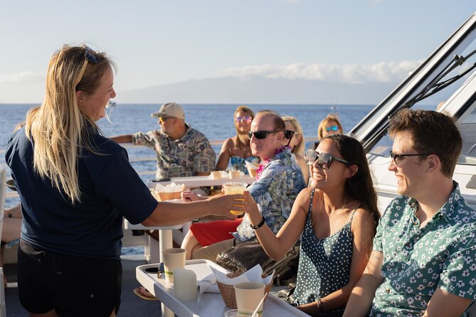 From Ma'alaea Harbor: Sunset Dinner Cruise Aboard the Quicksilver - Live island-style music, plus the vibe on a sunset cruise