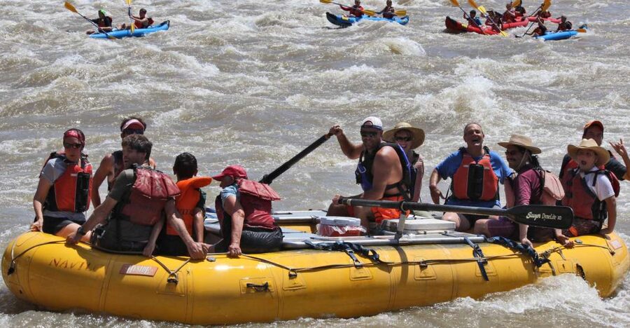 From Moab: Colorado River Guided Rafting Trip - Fisher Towers and Professor Valley, the route that sells itself