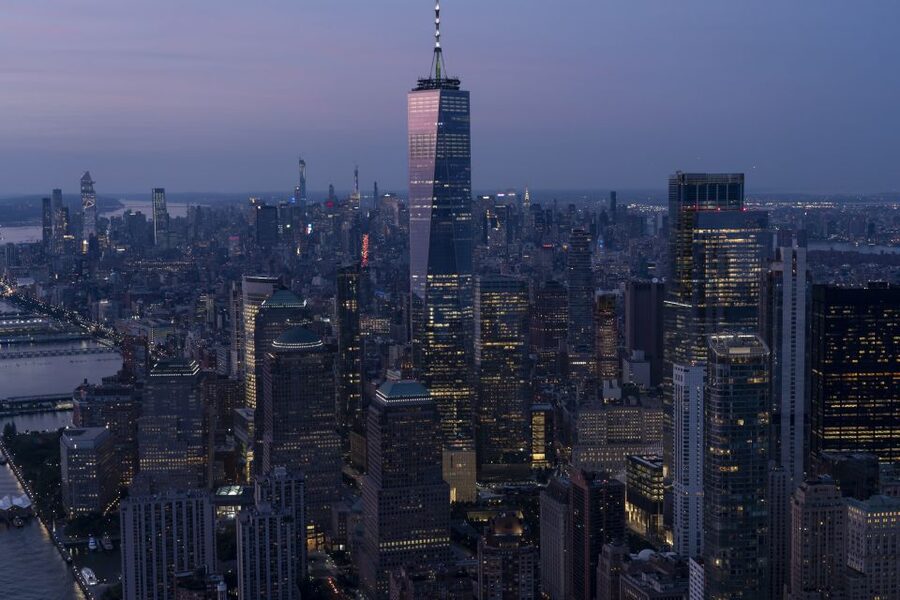 From New Jersey: New York City Skyline Tour - Bose headsets, lockers, and the rules that shape your flight