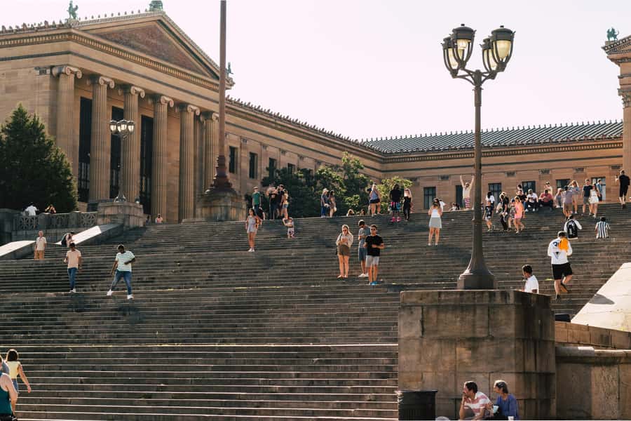 From New York City: Washington and Philadelphia 1-Day Tour - The Rocky Steps: a fun American finish in the middle of history
