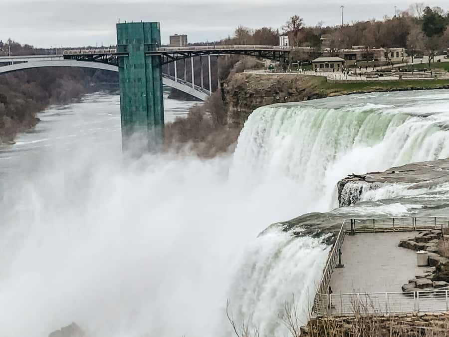 From NYC: 1-Day Niagara Falls Tour - Goat Island: where the viewpoints earn their keep