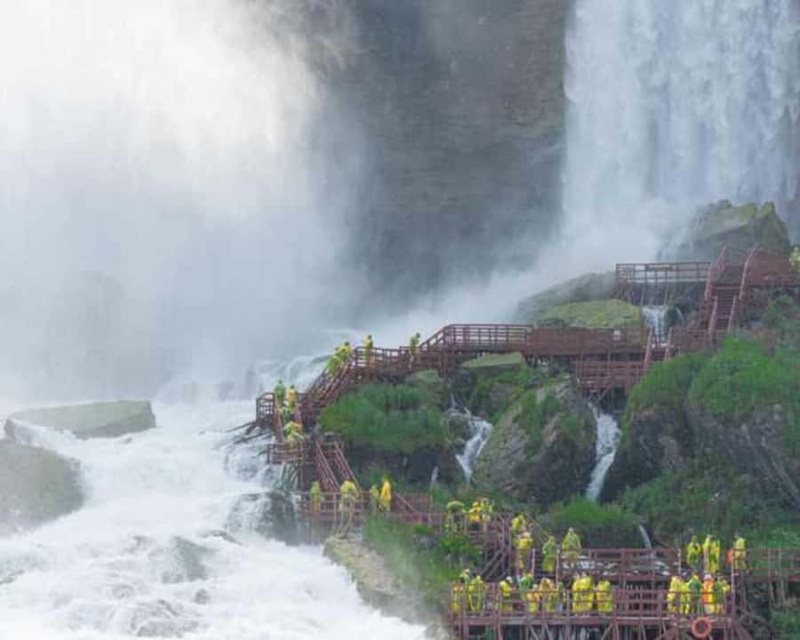From NYC: Guided Niagara Falls Full-Day Trip - First Views: Niagara State Park and the Three Falls