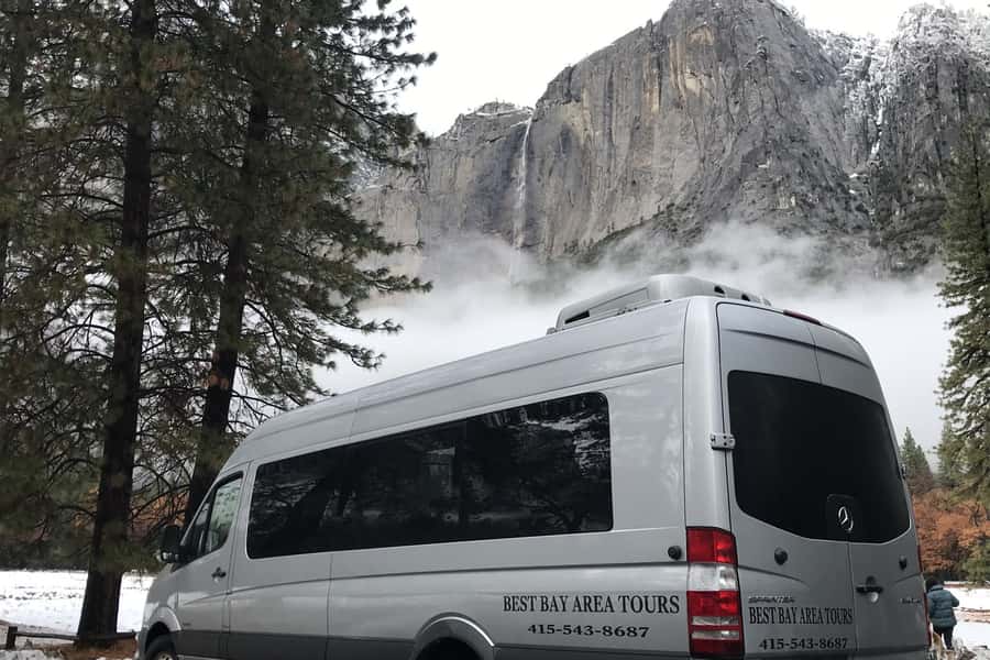 From SF: Yosemite Day Trip with Giant Sequoias Hike & Pickup - El Capitan and Valley View: climbing views without the climb