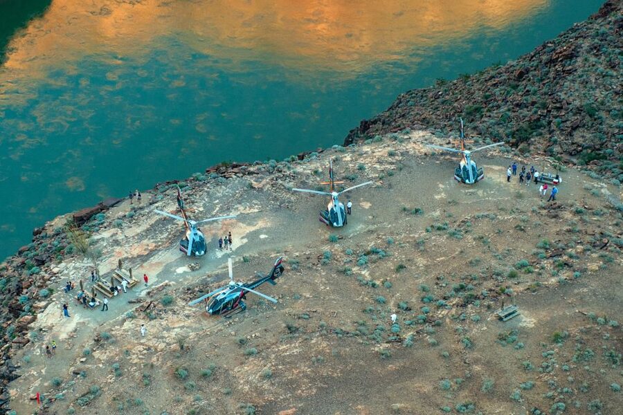 From South Rim: Grand Canyon Spirit Helicopter Tour - Where to start at Maverick Helicopters in Tusayan
