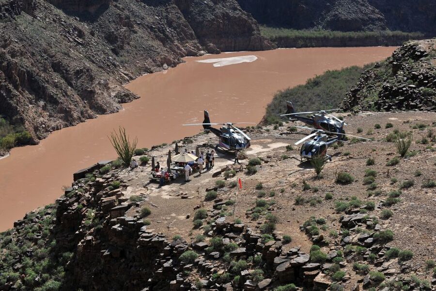 From South Rim: Grand Canyon Spirit Helicopter Tour - Time in the air: what the 30-minute vs 45-minute info means for you