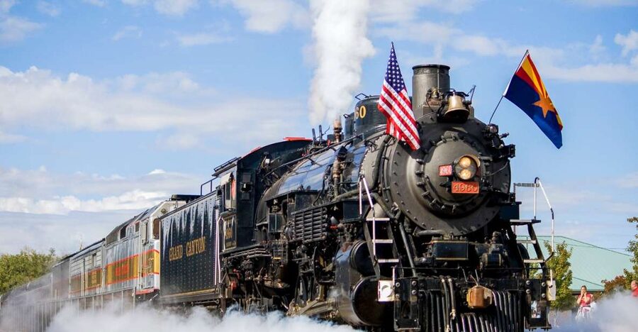From Williams: Grand Canyon Railway Round-Trip Train Ticket - The Wild West pre-show and why it divides opinions