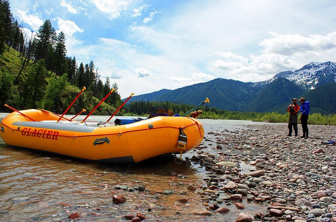 Full Day Whitewater Adventure Trip with Included Lunch - Lunch on the riverbank, with bison, chicken, or veggie