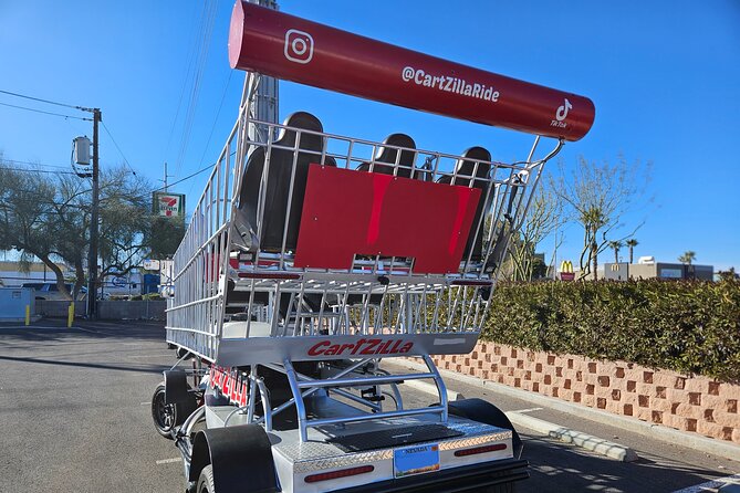 Giant Shopping Cart Limo Ride in Las Vegas - Bellagio Fountains: where the open-air view turns into a wow moment
