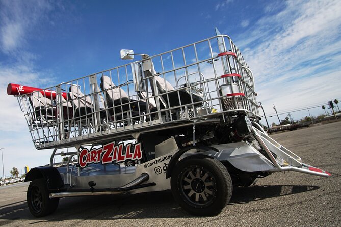 Giant Shopping Cart Limo Ride in Las Vegas - Welcome to Fabulous Las Vegas Sign: your quick, iconic photo pass
