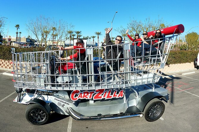 Giant Shopping Cart Limo Ride in Las Vegas - Price and value: what $64 buys you on the Strip