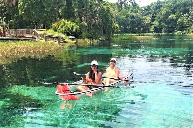 Glass Bottom Kayak Eco Tour through Rainbow Springs - Clear kayak magic: the “below the water” factor that makes photos easier