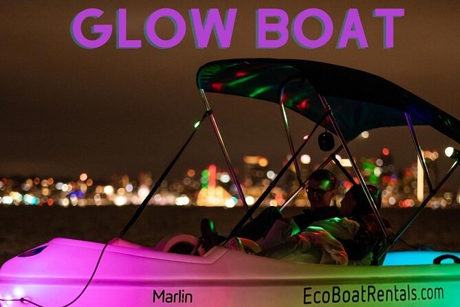Glow Nightime Pedal Boat Rental in San Diego Bay - First stop: Emerson Street check-in and getting on the water
