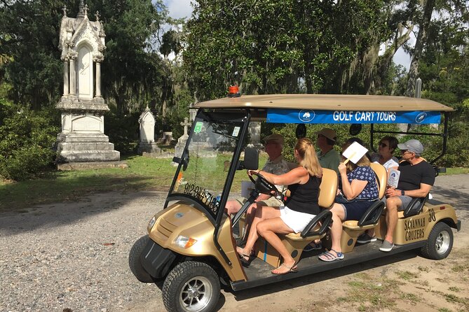 Golf Cart Tours, Bonaventure Cemetery Savannah Cruzers - Key things I’d zero in on