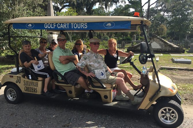 Golf Cart Tours, Bonaventure Cemetery Savannah Cruzers - Comfort details that matter: water, bug spray, blankets, and seat choice