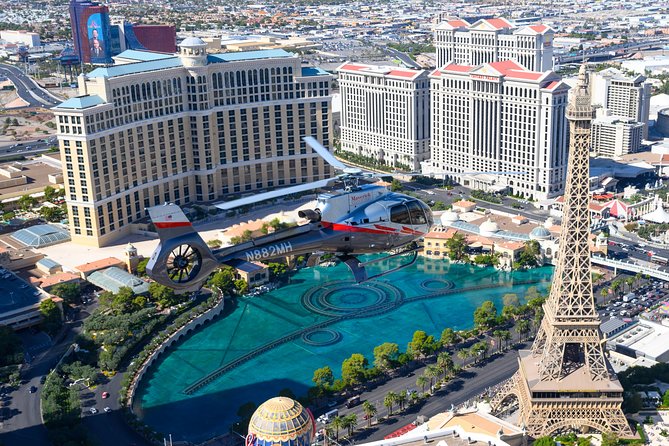 Grand Canyon Deluxe Helicopter Tour with Landing from Las Vegas - What The Return Flight Feels Like, Over Vegas