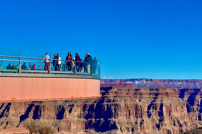 Grand Canyon + Hoover Dam View + WiFi (Skywalk/lunch options) - Grand Canyon West: Eagle Point and Guano Point in one full canyon block