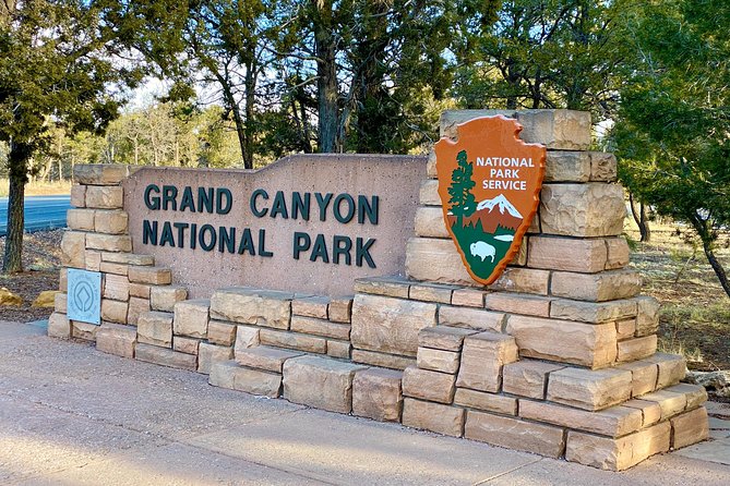 Grand Canyon National Park South from Las Vegas with Lunch, WiFi - South Rim focus: Mather Point, the visitor area, and Bright Angel Point