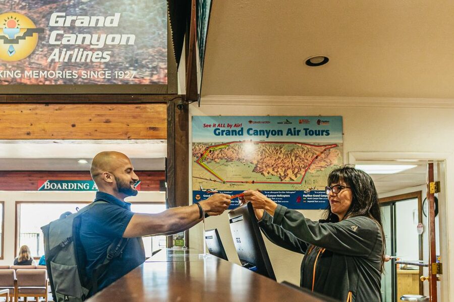 Grand Canyon Village: Grand Canyon South Rim Airplane Tour - The route: Kaibab Forest, plateaus, Imperial Point, and two famous river joins