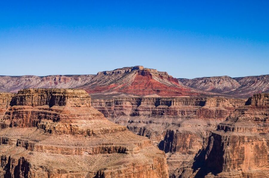 Grand Canyon Village: Helicopter Tour & Hummer Tour Options - The helicopter route: Kaibab, South Rim wide span, Colorado River, North Rim views