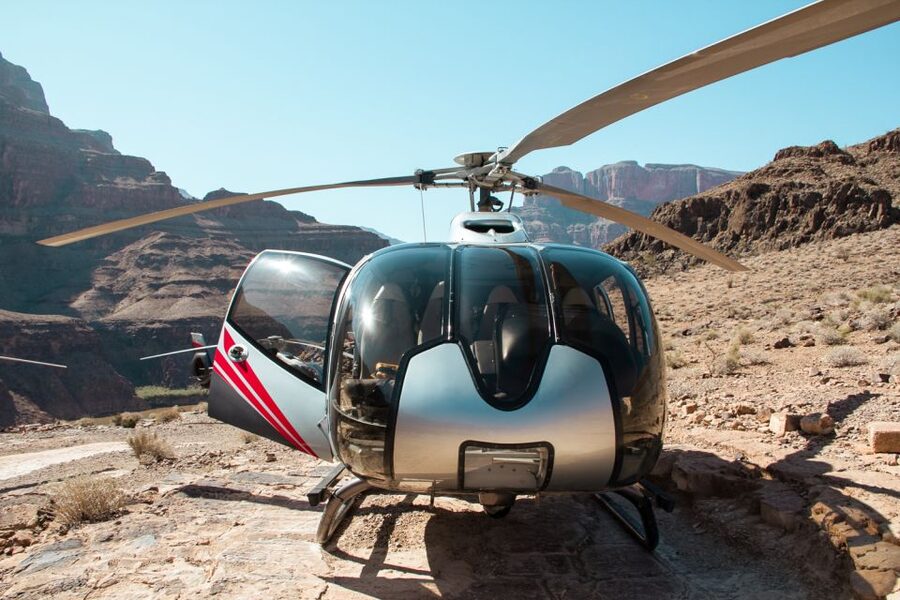 Grand Canyon West: West Rim Helicopter Tour with Landing - The landing site at the bottom: where the canyon looks different