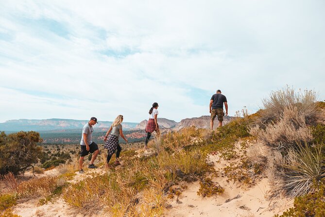 Great Chamber/Peekaboo Slot Canyon UTV Tour 4hrs - Great Chamber: the steep quarter-mile uphill (worth it)
